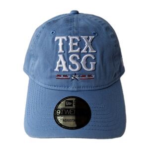 TEX ASG Texas All Star Game 2024 New Era Adjustable Hat Blue Cotton NEW